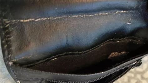 my ysl bag is peeling|leather bag peeling off.